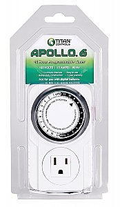 Titan Controls® Apollo® 6 - One Outlet Mechanical Timer